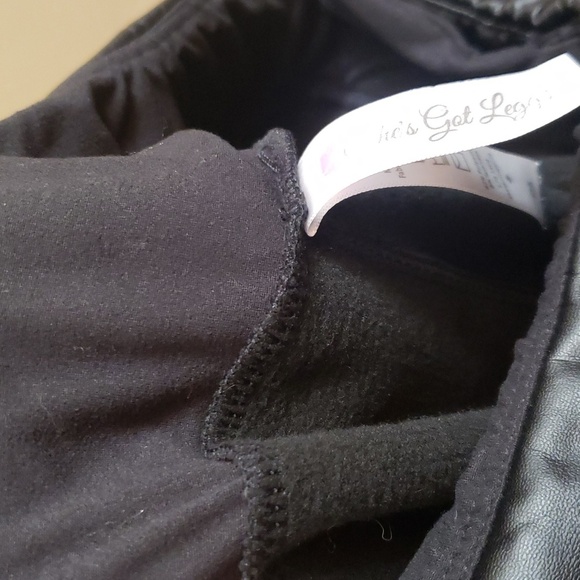 Faux leather leggings - Picture 4 of 7